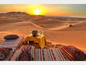 Campamento de lujo desierto